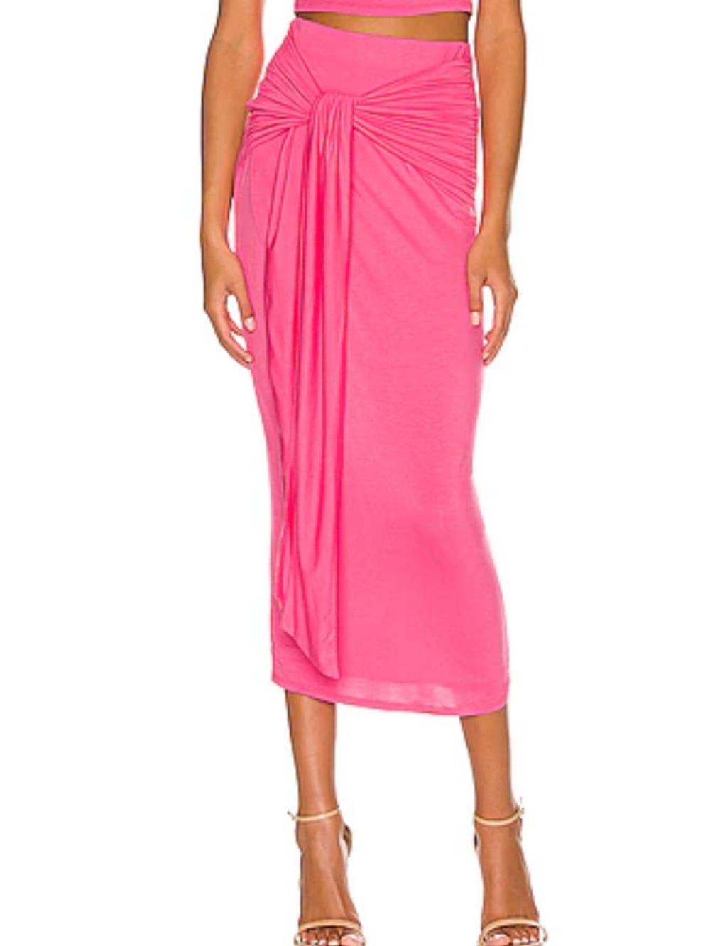 SET Camila Coelho | Pixie Top Skirt Set in Pink S / M